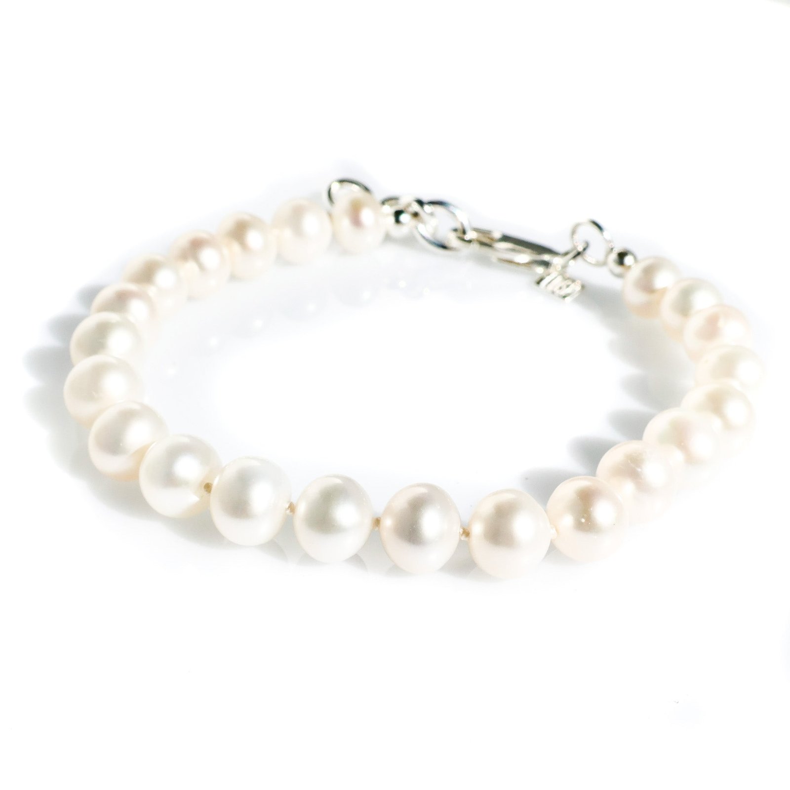 mens pearl bracelet