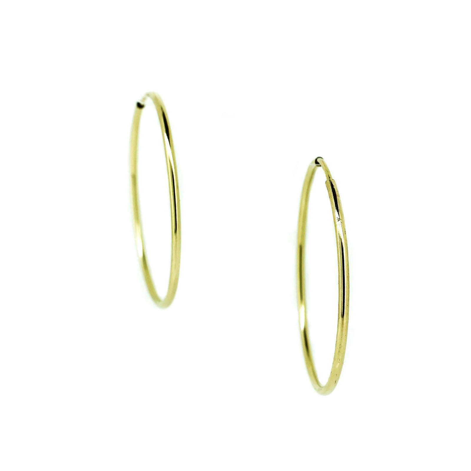 30mm gold hoop earrings gold vermeil classic round hoops coastal jewellery australia